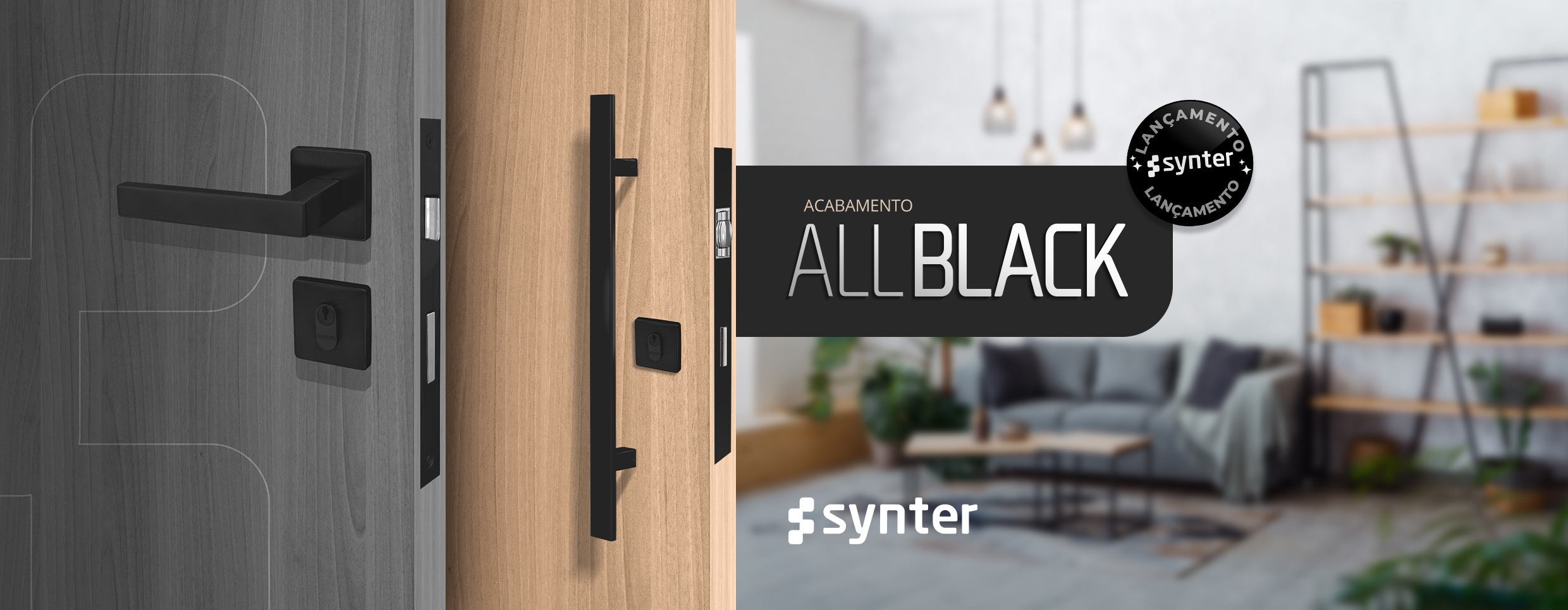 Imagem - O Estilo Industrial ganha destaque na decoração e inspira o novo acabamento da Synter: All Black